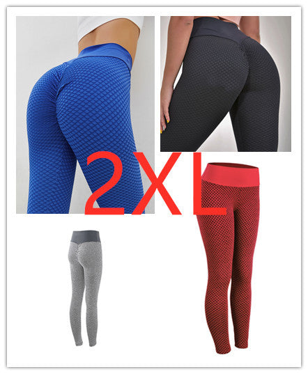 Seamless Plaid Leggings – High-Waisted, Breathable Yoga & Fitness Pants