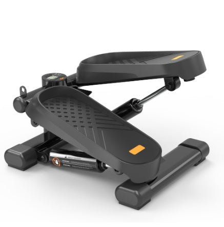 Mini Stepper with Resistance Bands & LCD Monitor – 330LBS Capacity, Home & Office Workout