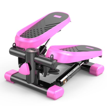 Mini Stepper with Resistance Bands & LCD Monitor – 330LBS Capacity, Home & Office Workout