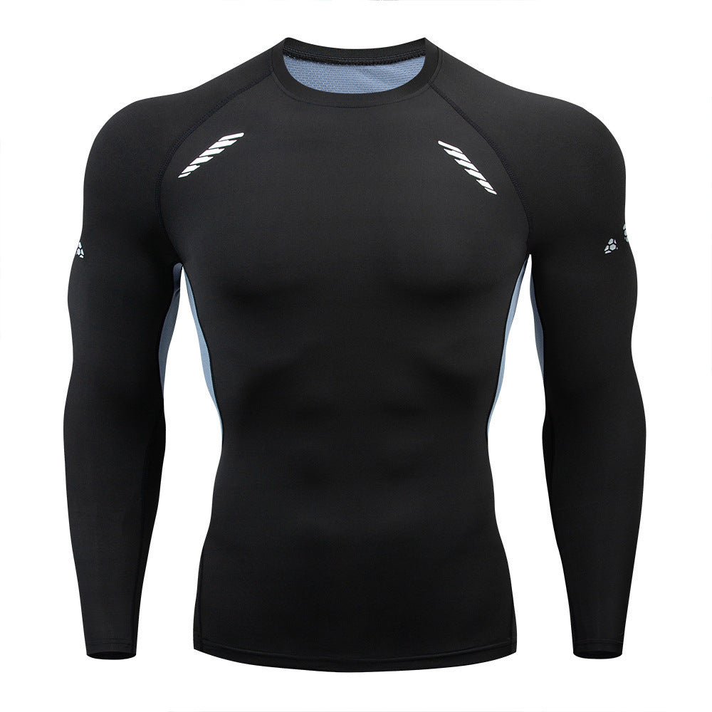 Men’s Quick-Dry Compression Shirt – Long Sleeve Performance Workout Top