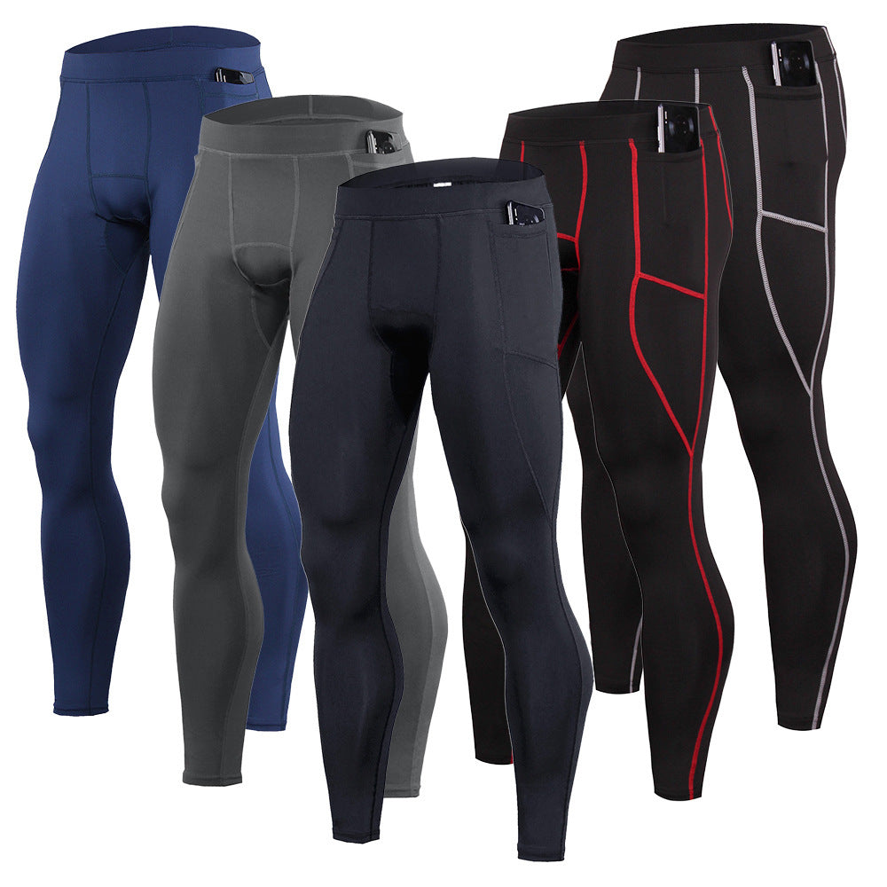 Men’s Quick-Dry Compression Leggings – Breathable, Moisture-Wicking & High-Performance