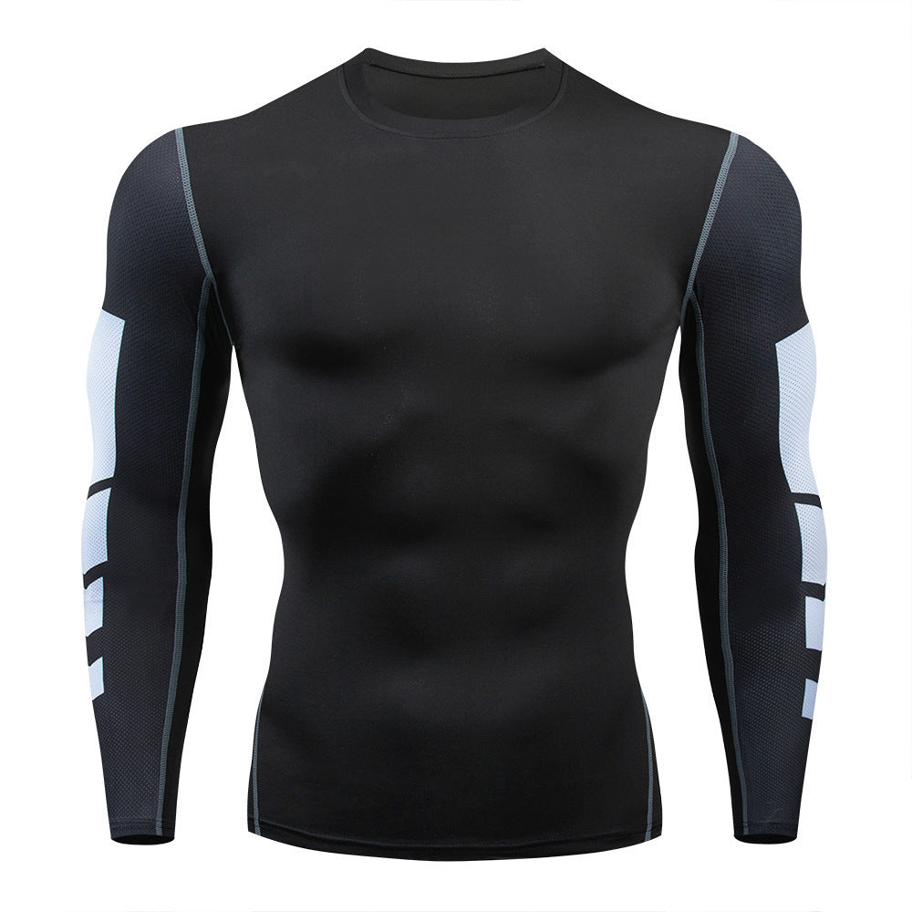 Men’s Quick-Dry Compression Shirt – Long Sleeve Performance Workout Top