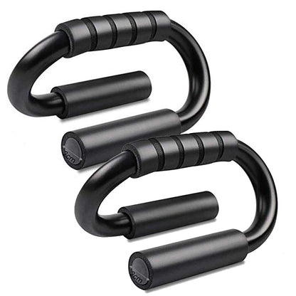 S-Shaped Push-Up Bars – Non-Slip Fitness Stands for Strength Training & Home Workouts