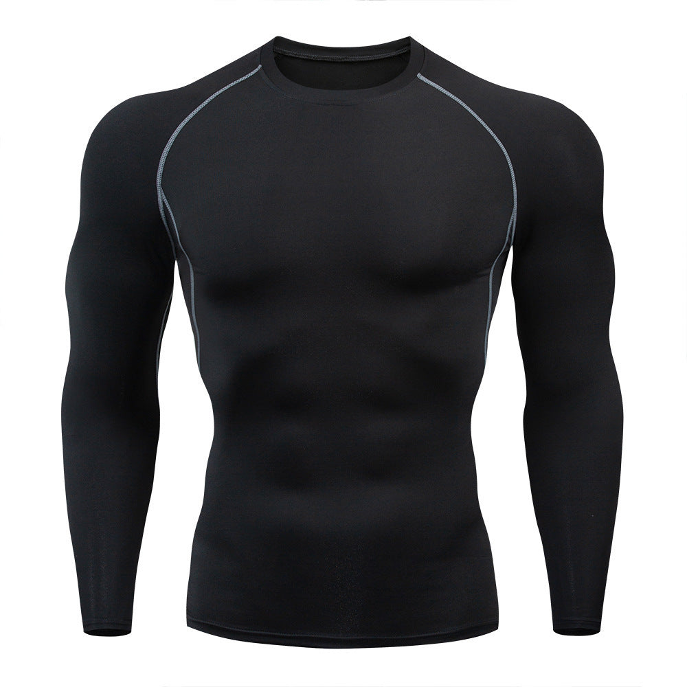 Men’s Quick-Dry Compression Shirt – Long Sleeve Performance Workout Top