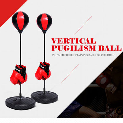 Kids' Adjustable Boxing Set – Punching Ball & Gloves for Training & Coordination