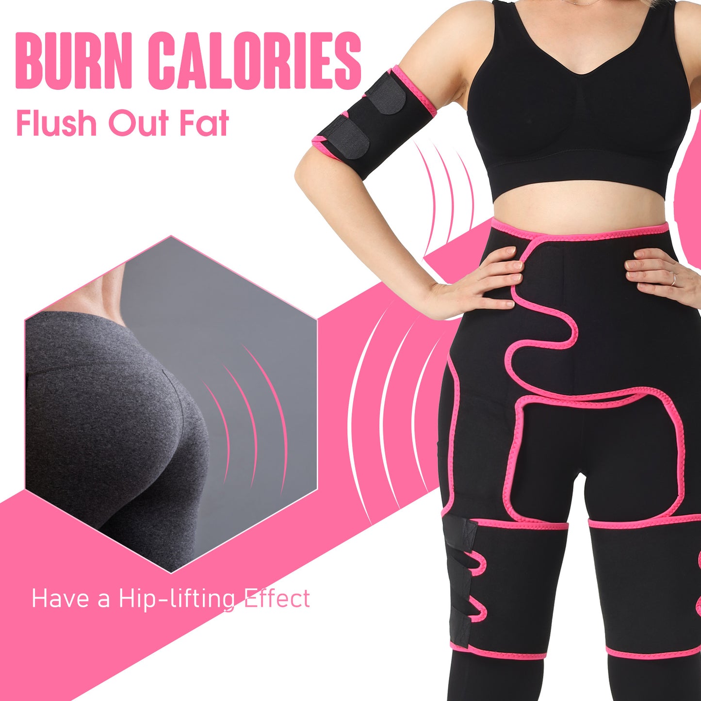 Waist, Arm & Thigh Shaper – Full-Body Fitness Belt