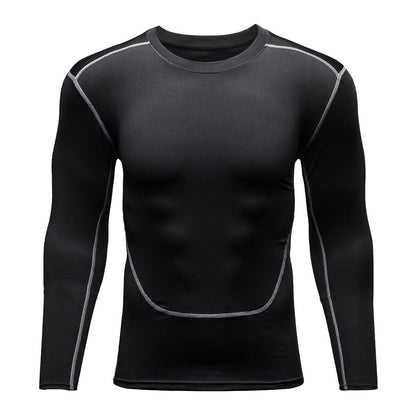 Men’s Quick-Dry Compression Shirt – Long Sleeve Performance Workout Top