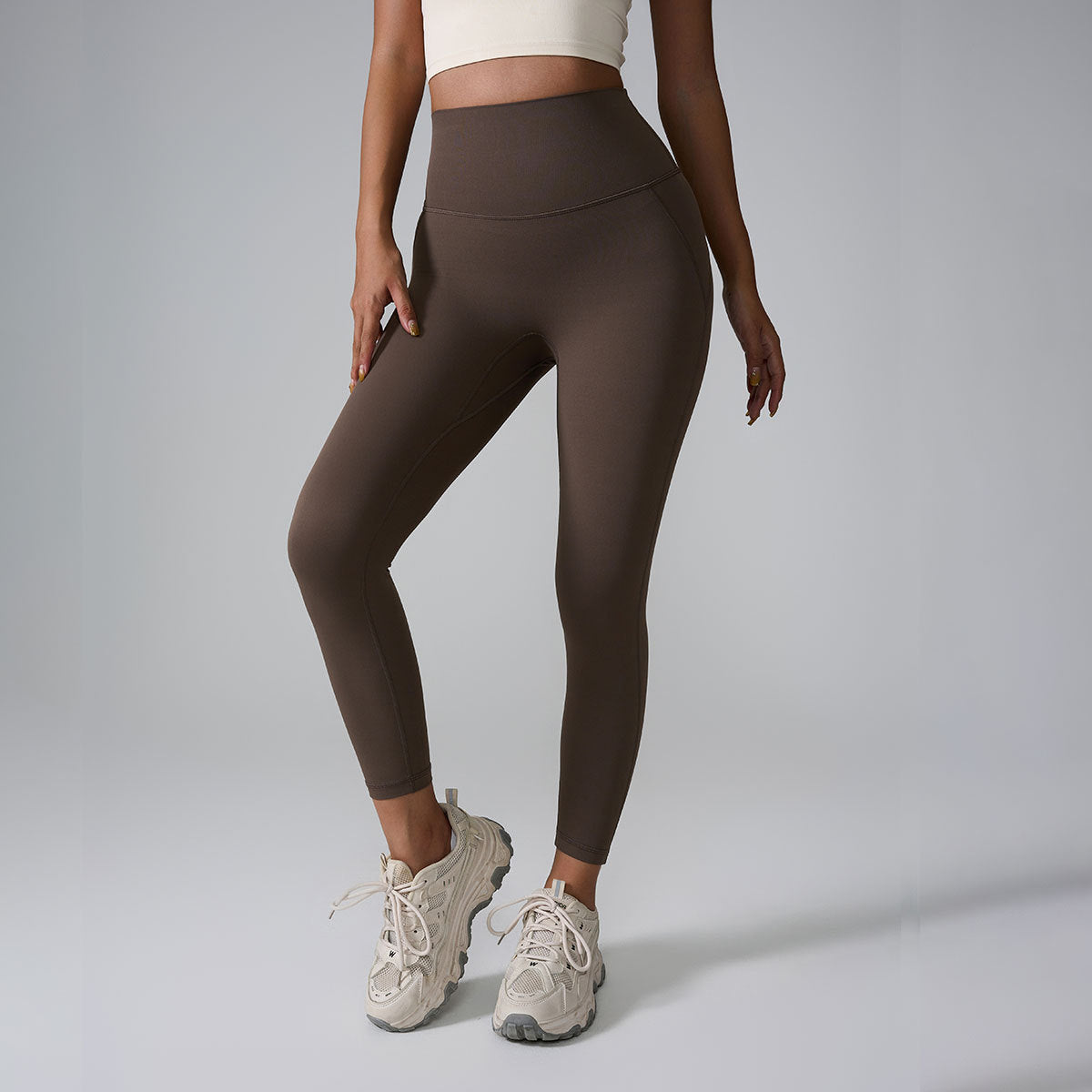 Seamless High-Waist Yoga Pants – Ultra-Stretch, Nude Feel, Zero Sense Compression, Perfect for Gym & Activewear