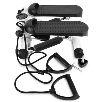 Multifunctional Mini Stepper – Home Fitness Equipment with Resistance Bands & LCD Monitor