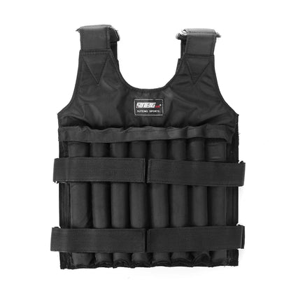 Adjustable Weighted Vest – 3kg to 50kg Load Capacity for Running, Training & Fitness