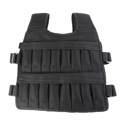 Adjustable Weighted Vest – 3kg to 50kg Load Capacity for Running, Training & Fitness