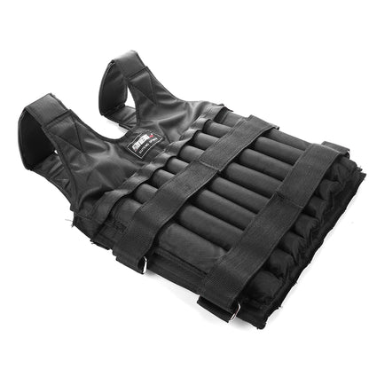 Adjustable Weighted Vest – 3kg to 50kg Load Capacity for Running, Training & Fitness