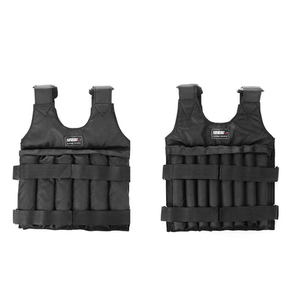 Adjustable Weighted Vest – 3kg to 50kg Load Capacity for Running, Training & Fitness