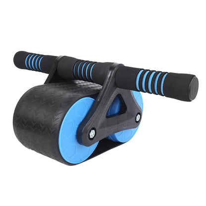 Springback Wheels Roller – Abdominal Exerciser & Push-Up Training Equipment (Blue)