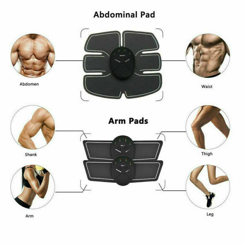 Electric Muscle Stimulator – ABS Toning Belt & Fat Burning Trainer for Core Sculpting