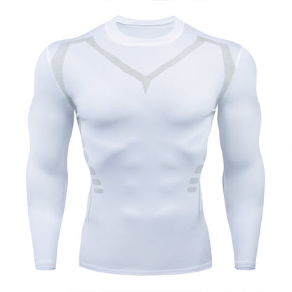 Men’s Quick-Dry Compression Shirt – Long Sleeve Performance Workout Top