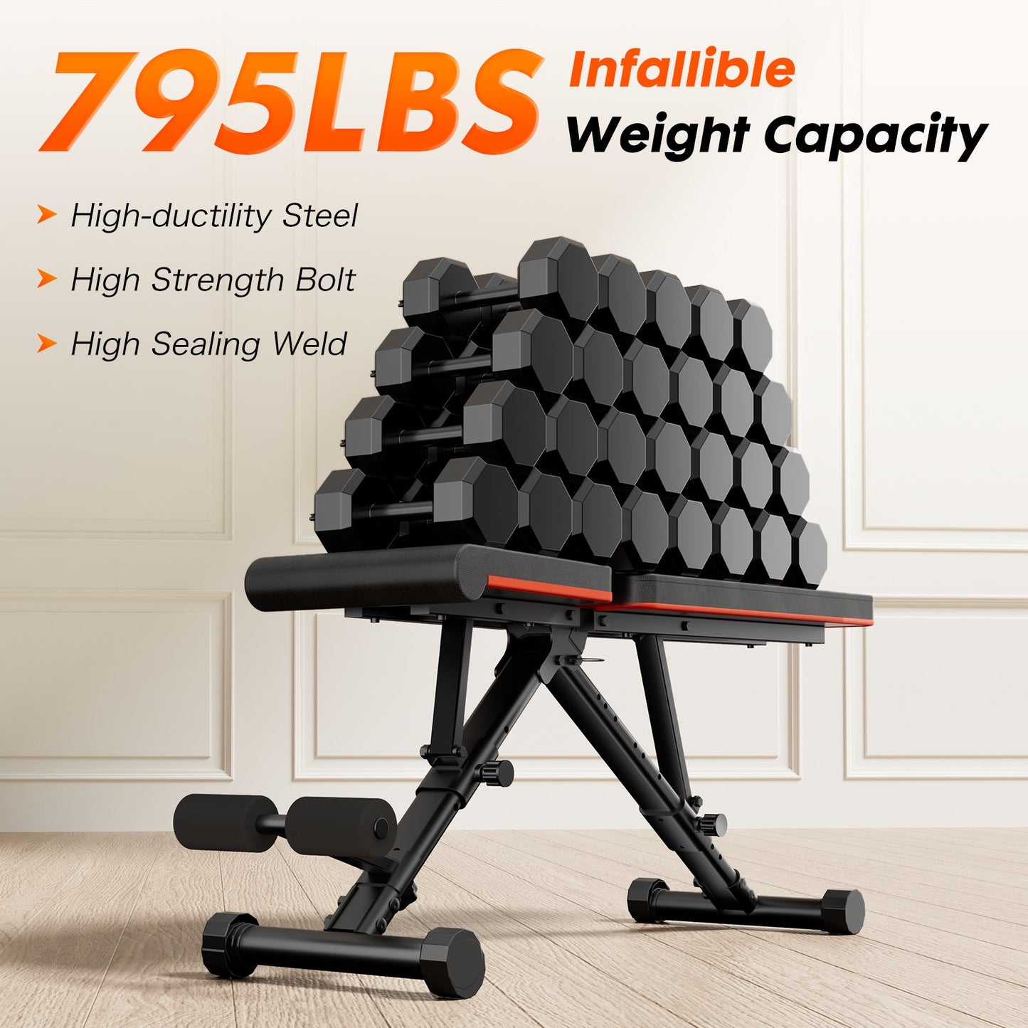 EasyFit Versatile Weight Bench – Adjustable, Durable & Full-Body Workout Ready